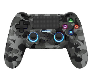 Dragonshock Mizar+ Noir, Gris, Camouflage Bluetooth Manette de jeu Analogique/Numérique PC, PlayStation 4, Android