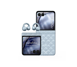 Motorola razr 60 + MOTO BUDS LOOP 6.9" 256 Go Bleu