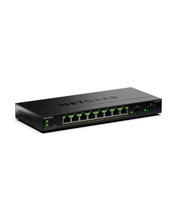 NETGEAR GS310TPv2 Géré L2/L3 Gigabit Ethernet (10/100/1000) Connexion Ethernet, supportant l'alimentation via ce port (PoE) Bure