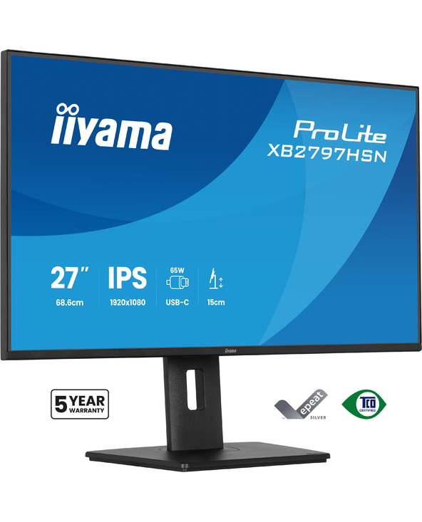 iiyama ProLite XB2797HSN-B1 27" LCD Full HD Noir