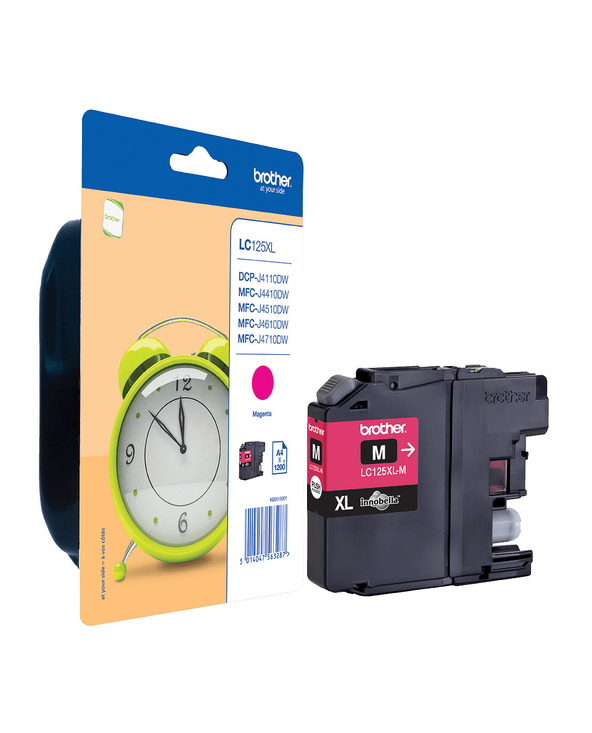 Brother LC125XLMBP cartouche d'encre 1 pièce(s) Original Magenta