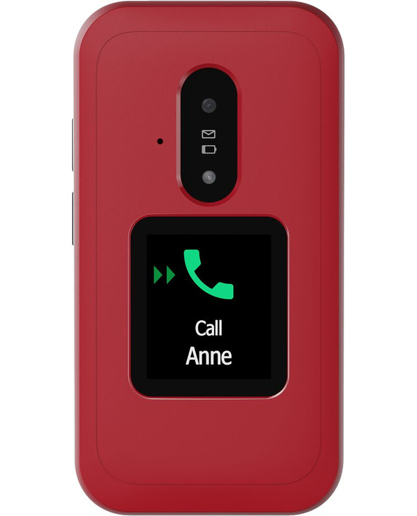 Doro Leva E30 7,11 cm (2.8") 142,7 g Rouge, Blanc Téléphone numérique