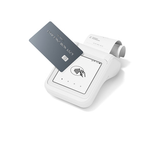 SumUp Solo lecteur de cartes à puce Batterie Wi-Fi + 4G Blanc