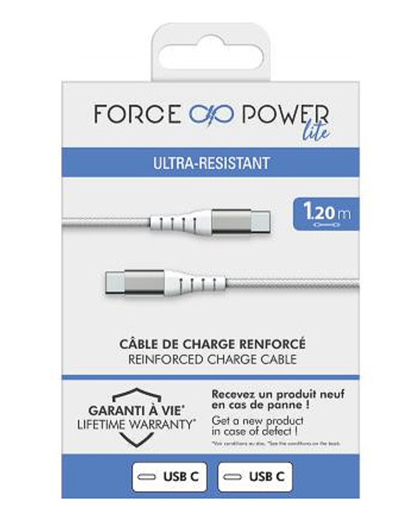 BIG BEN FPLICC1M2RW câble USB 1,2 m USB C Blanc