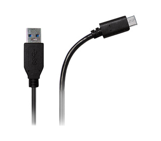 Azuri AZCABUSBC2M-BLK câble USB 2 m USB A USB C Noir