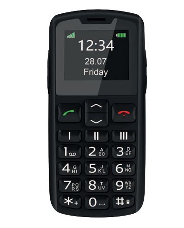 Beafon SL230 LTE 4,57 cm (1.8") 90 g Noir Téléphone numérique