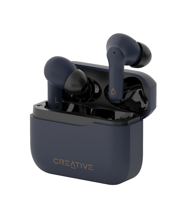 Creative Labs Creative Zen Air Plus TWS In-Ear - mørkeblå Casques Sans fil Ecouteurs Appels/Musique/Sport/Au quotidien Bluetooth