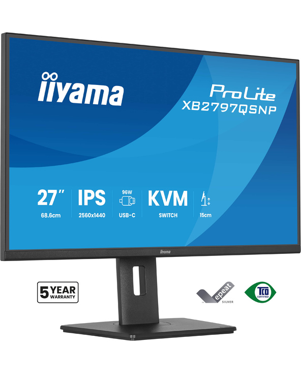 iiyama ProLite XB2797QSNP-B1 27" LED Quad HD Noir