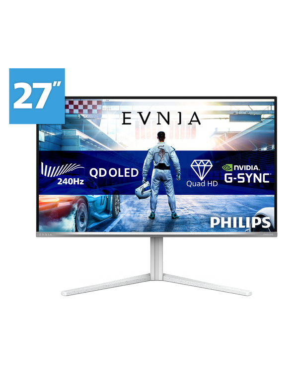 Philips Evnia 6000 27M2N6501L/00 26.5" QD-OLED Quad HD 0,03 ms Blanc