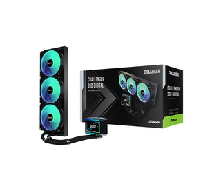 Asrock Challenger 360 Digital Processeur Kit watercooling 12 cm Noir
