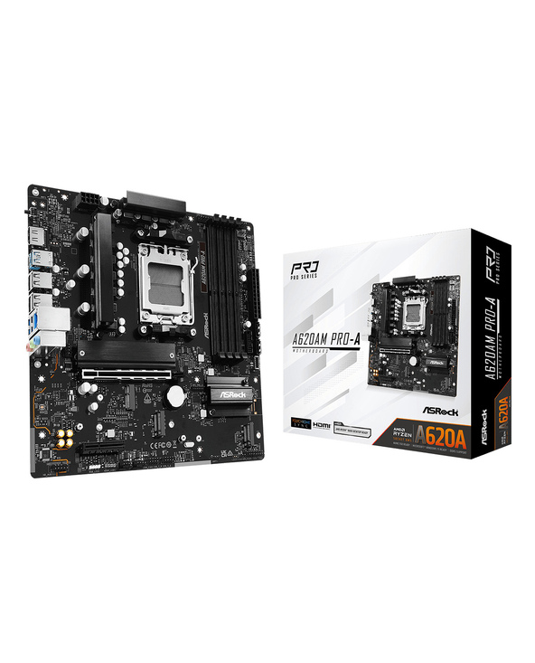 Asrock A620AM PRO-A AMD A620 Emplacement AM5 micro ATX