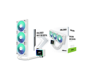 Asrock Challenger White 360 Digital Processeur Kit watercooling 12 cm Blanc