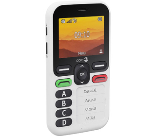 Doro Leva X10 6,1 cm (2.4") 117 g Noir, Blanc Téléphone pour seniors