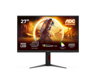 AOC G4 U27G4XM 27" LED 4K Ultra HD 1 ms Noir, Rouge