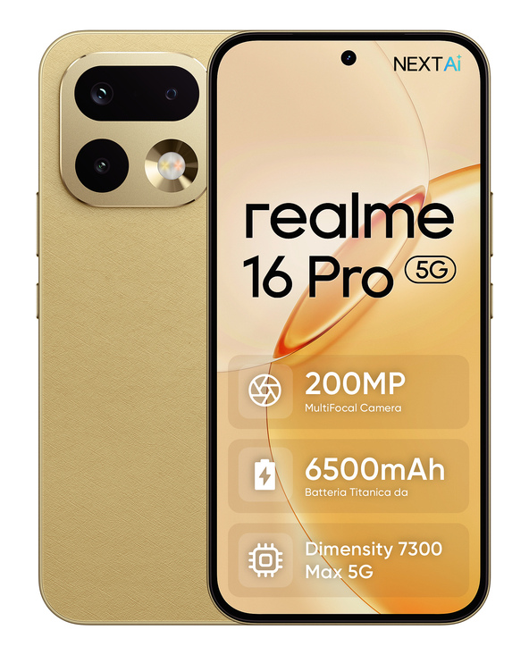 realme 16 PRO 6.8" 256 Go Or