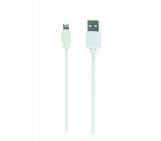 Gembird CC-USB2-AMLM-W-1M câble Lightning Blanc