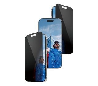 PanzerGlass  2-Way Privacy Screen Protector iPhone 17 Pro | Ultra-Wide Fit w. FASTFIT IN-A-BOX Protection d'écran transparent Ap