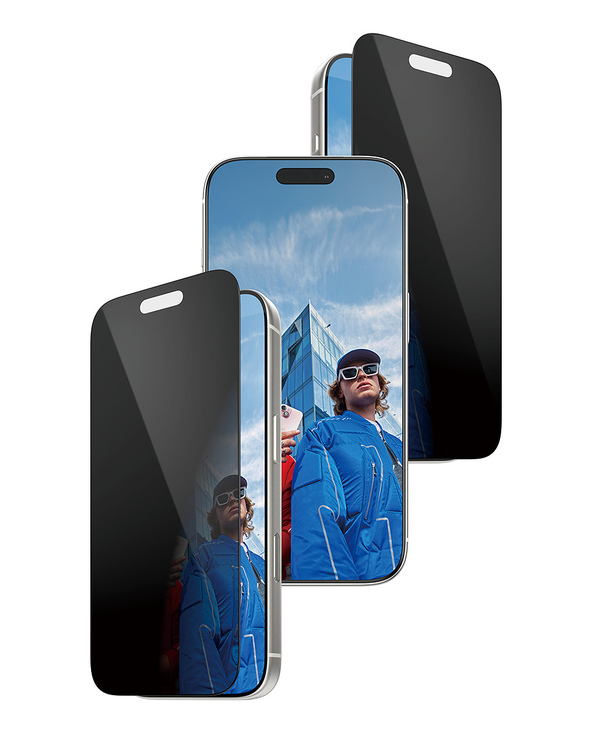 PanzerGlass  2-Way Privacy Screen Protector iPhone 17 Pro | Ultra-Wide Fit w. FASTFIT IN-A-BOX Protection d'écran transparent Ap