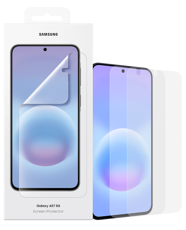 Samsung EF-UA576CTEGWW écran et protection arrière de téléphones portables Protection d'écran transparent 2 pièce(s)