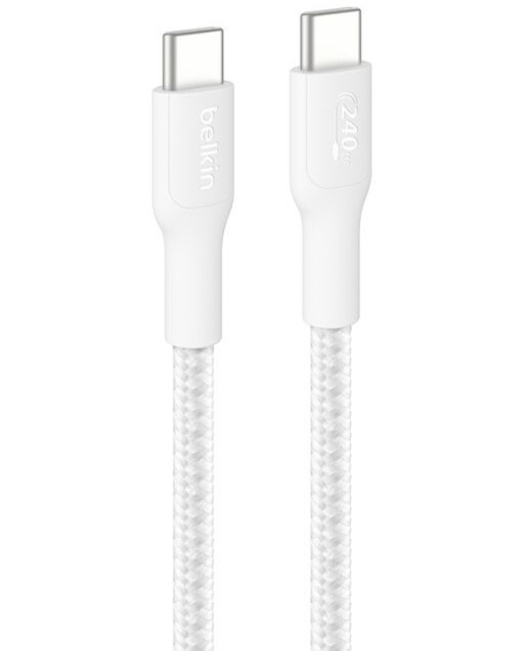 Belkin BoostCharge Pro câble USB 3 m USB C Blanc