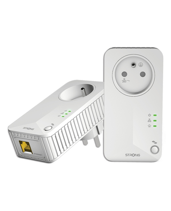 Strong Powerline 600 Kit 600 Mbit/s Ethernet/LAN Blanc 2 pièce(s)