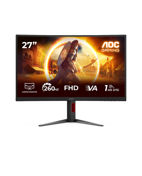 AOC G4 C27G4Z2 27" LCD Full HD 1 ms Noir, Rouge