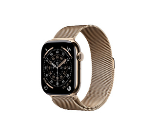 Apple Watch Series 11 OLED 46 mm Numérique 416x496 pixels Écran tactile 5G Titane Wifi GPS (satellite)