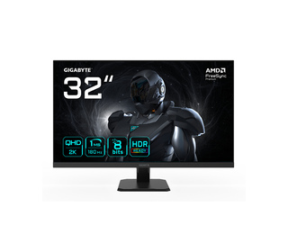 GIGABYTE GS32QA MONITEUR DE JEU 32” QHD - 2560 X 1440, 180HZ, 1MS, 300 CD/M², FREESYNC PREMIUM, HDR READY, HDMI 2.0, DISPLAYPORT