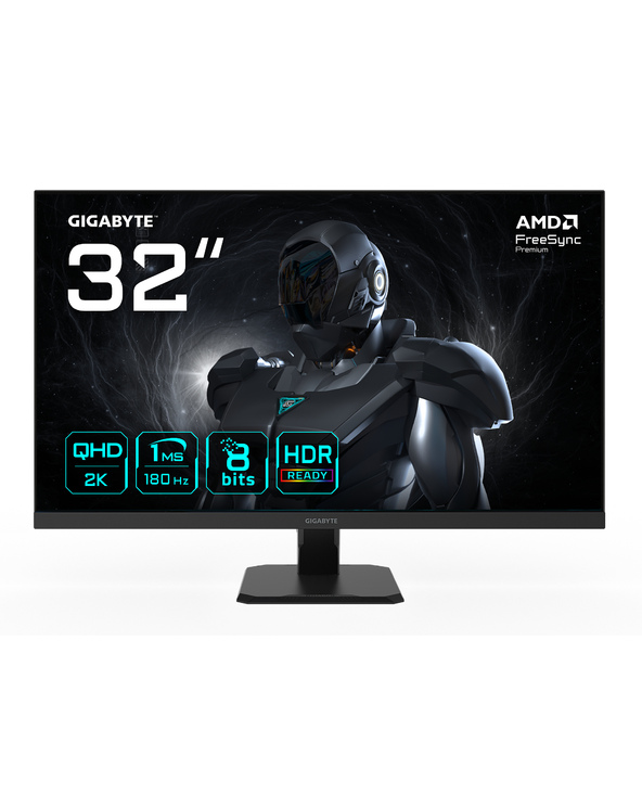 GIGABYTE GS32QA MONITEUR DE JEU 32” QHD - 2560 X 1440, 180HZ, 1MS, 300 CD/M², FREESYNC PREMIUM, HDR READY, HDMI 2.0, DISPLAYPORT