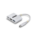 StarTech.com Adaptateur Multiport USB-C vers HDMI avec Charge PD 140W, HDMI 4K 60Hz, Hub USB 5 Gbps, Mini Dock pour MacBook / De
