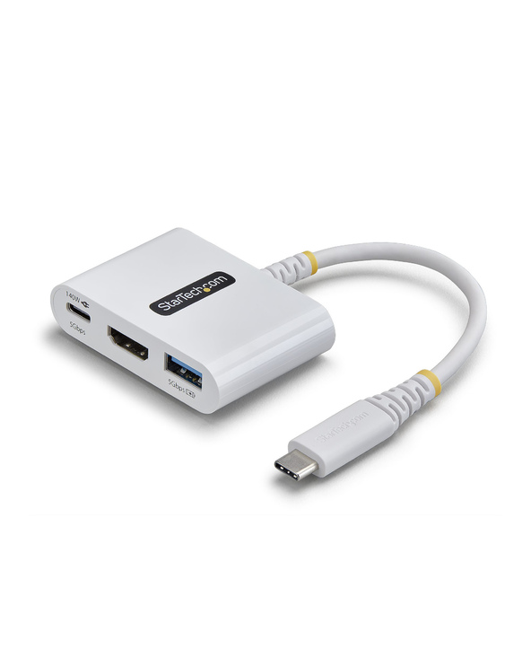 StarTech.com Adaptateur Multiport USB-C vers HDMI avec Charge PD 140W, HDMI 4K 60Hz, Hub USB 5 Gbps, Mini Dock pour MacBook / De