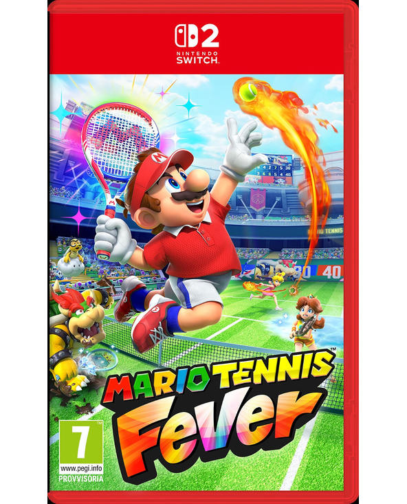 Nintendo Mario Tennis Fever ( Switch 2) Standard Chinois simplifié, Chinois traditionnel, Allemand, Néerlandais, Anglais, Espagn
