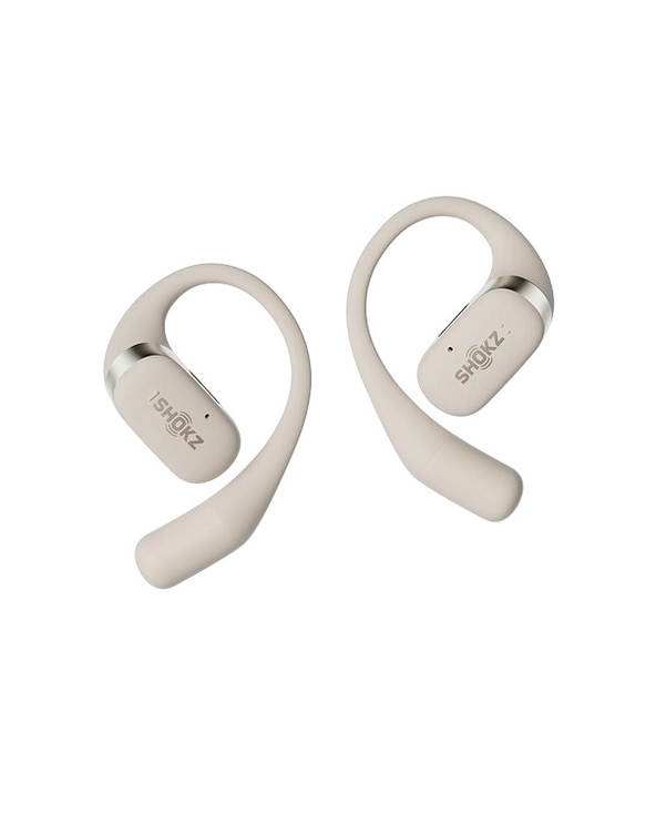SHOKZ OpenFit Casques Sans fil Crochets auriculaires Appels/Musique/Sport/Au quotidien Bluetooth Blanc