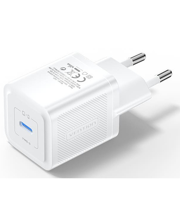 Vention FEPW0-EU chargeur d'appareils mobiles Casques, Smartphone, Smartwatch, Tablette Blanc Secteur Charge rapide Intérieure
