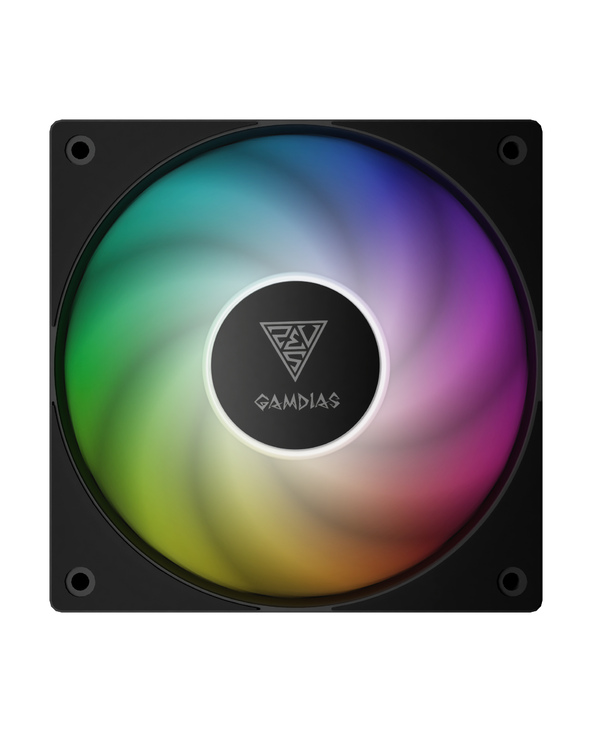 GAMDIAS NOTUS M1-1201 ARGB système de refroidissement d’ordinateur Processeur Kit watercooling 12 cm Noir 1 pièce(s)