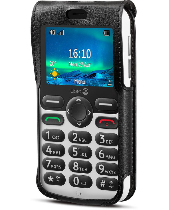 Doro 8390 coque de protection pour téléphones portables 6,1 cm (2.4") Boîtier d'embrayage Noir