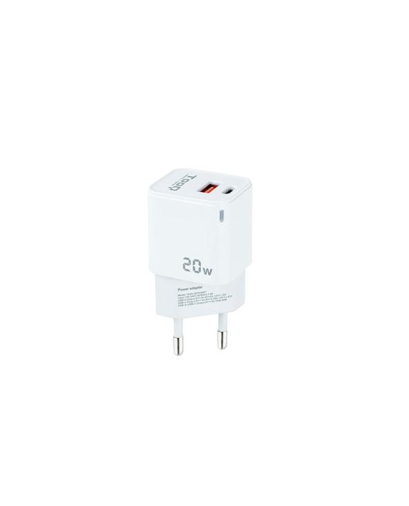 TooQ TQWC-QCPD20WT chargeur d'appareils mobiles Universel Blanc Secteur Charge rapide Intérieure