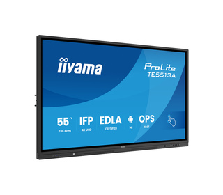 iiyama TE5513A-B2AG Écran d'affichage dynamique Écran plat interactif 138,7 cm (54.6") Wifi 500 cd/m² 4K Ultra HD Noir Écran tac