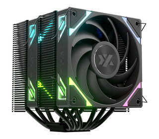 XYZ Thermax 6 DUO Processeur Refroidisseur d'air 12 cm Noir 1 pièce(s)