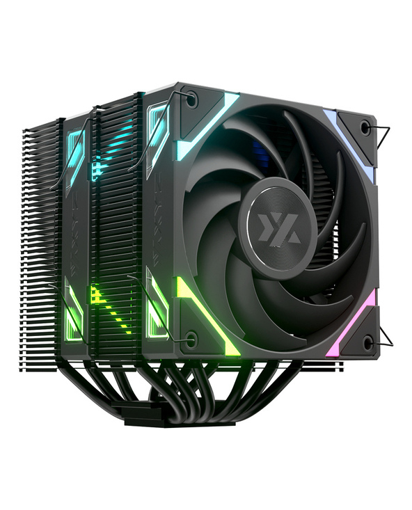 XYZ Thermax 6 DUO Processeur Refroidisseur d'air 12 cm Noir 1 pièce(s)