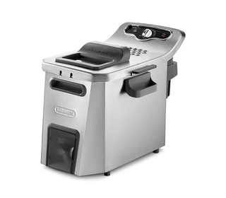 De’Longhi F44532CZ Unique 5 L Autonome 3200 W Friteuse Noir, Acier inoxydable