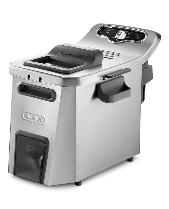 De’Longhi F44532CZ Unique 5 L Autonome 3200 W Friteuse Noir, Acier inoxydable