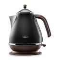 De’Longhi KBOV 2001.BK bouilloire 1,7 L 2000 W Noir, Marron