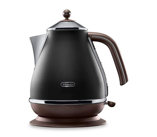 De’Longhi KBOV 2001.BK bouilloire 1,7 L 2000 W Noir, Marron