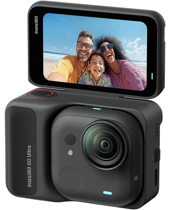 Insta360 GO Ultra Standard Black caméra pour sports d'action 4K Ultra HD 25,4 / 1,28 mm (1 / 1.28") Wifi 109 g