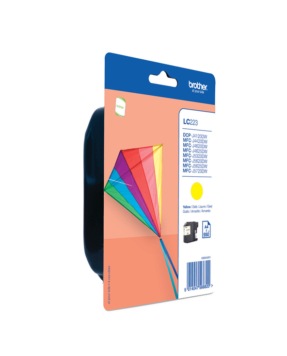 Brother LC223YBP cartouche d'encre 1 pièce(s) Original Jaune