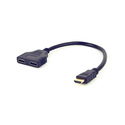 Gembird DSP-2PH4-04 câble HDMI HDMI Type A (Standard) 2xHDMI Type A (Standard) Noir