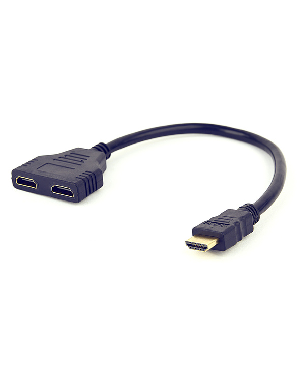 Gembird DSP-2PH4-04 câble HDMI HDMI Type A (Standard) 2xHDMI Type A (Standard) Noir
