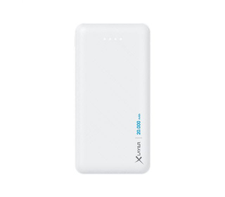 XLayer 217286 banque d'alimentation électrique Lithium Polymère (LiPo) 20000 mAh Blanc