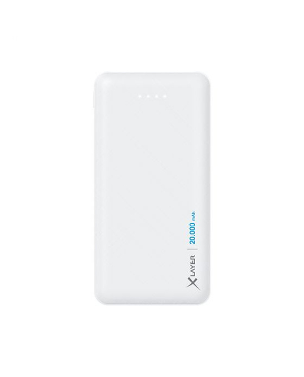 XLayer 217286 banque d'alimentation électrique Lithium Polymère (LiPo) 20000 mAh Blanc